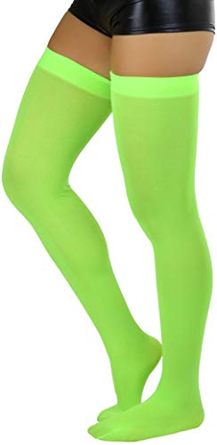 Image of ToBeInStyle Women's Nylon Thigh High Schoolgirl Opaque Stockings
