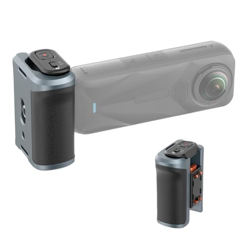 Image of Yantralay Street Shooting Grip Compatible with Insta 360 X5 / X4 Air | Ergonomic Handle with Quick Release Remote Control 10m Range | Vlogging Hand Grip for Insta 360 X5