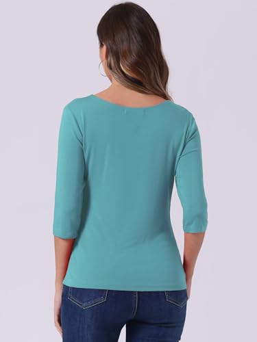 T-shirt slim ajusté col rond résistant aux déformations du quotidien - 4