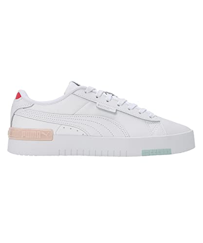 Image of PUMA Women's Sneaker, White White Silver Eggshell Blue, 8.5