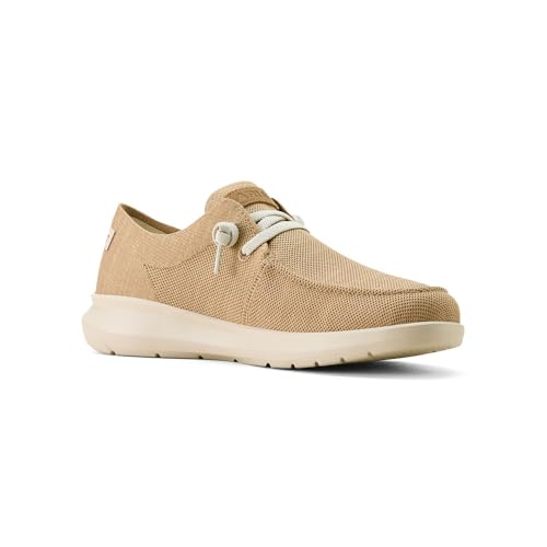 Ariat Men`s Hilo Light Tan Knit Casual Shoe3