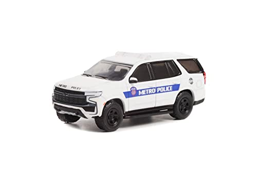 ModelToyCars 2021 Chevy Tahoe Police a escala 1:64