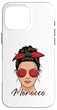 Fille Marocaine Femme Drapeau Maroc Coque pour iPhone 16 Pro Max