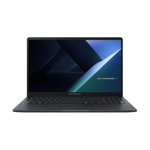 Asus ExpertBook B1 15.6" FHD Intel i5-120U 16GB 512GB SSD Windows 11 Pro Laptop Backlit Keyboard USB Type-A Type-C HDMI Ethernet Wi-Fi 6E Bluetooth TPM2.0 Fingerprint (B1503CVA-S75315X)
