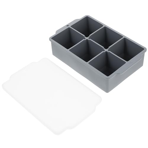 Bandeja para cubitos de hielo de silicona con tapa miniatura 1