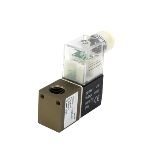 Électrovanne pneumatique normalement fermée 2V025-08 compacte en 1/4 BSP