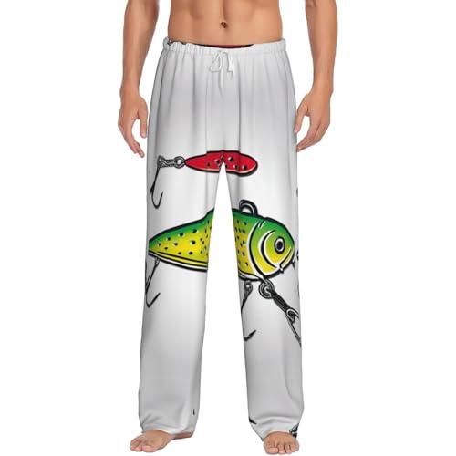 Pantalon de pyjama flanelle coton homme Lure04 contre le froid