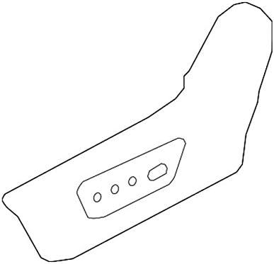 Genuine Nissan Parts - Finisher-Cushion,Front Seat Ou (87380-4BB3B)