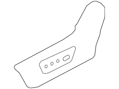 Genuine Nissan Parts - Finisher-Cushion,Front Seat Ou (87380-4BB3B)