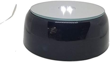 Miniatura 2 de ASENTE Base de luz LED para arte de cristal y vidrio, base de pantalla LED redonda con luces blancas brillantes, luz artística a pilas - Base de