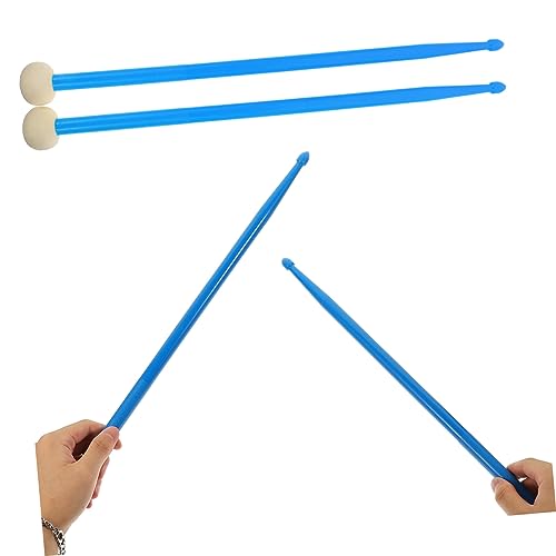 Baquetas Dobles de Nylon para Batería con Punta de Fieltro miniatura 7