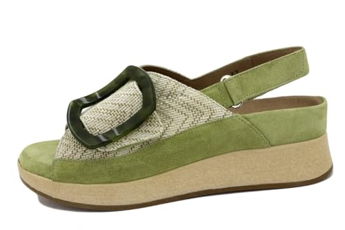Sandales amovibles en lin beige femme PieSanto 240400