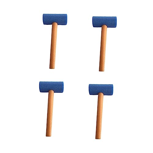 BESPORTBLE 4pcs Educational Hammer for Lightweight and Portable Hitting Props Safe Material for Parties and Random Color