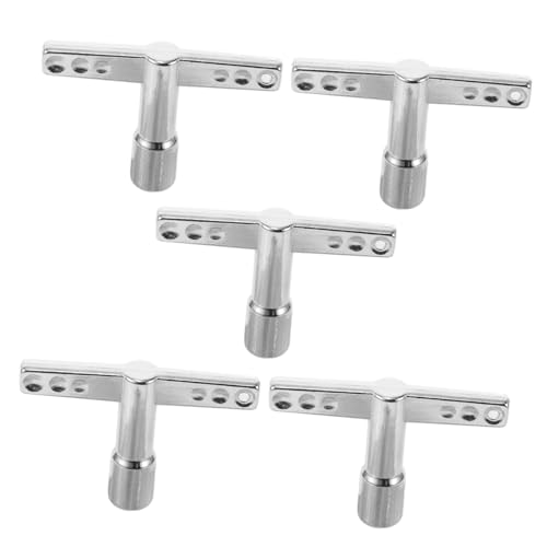 Toddmomy 5Pcs Drum Tuning Key Quick Release Drum Head Adjuster Durable Drum Tools for Percussionists and Drummers Essential Drum Accessories for All Drum