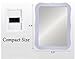 mpowtech Gifts for Back to School Season,White Magnetic Locker Mirror - 5