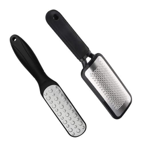 ERINGOGO 2Piezas Raspado de Pies Eliminar y Muerta Herramienta Multifuncional de Cuidado Hombres y Mujeres Inoxidable de Usar y Duradera