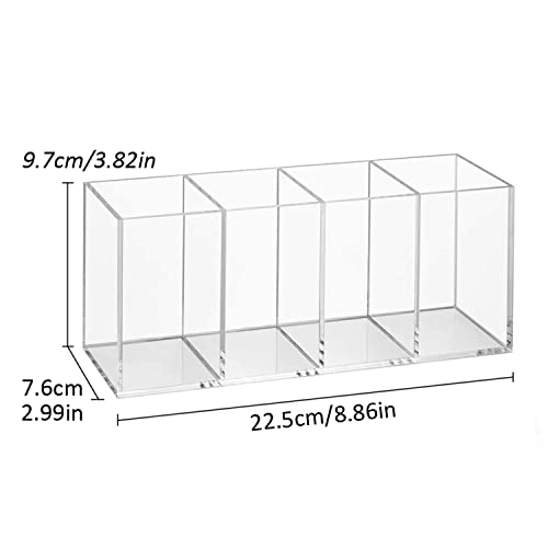 xocome Acrylic Organiser, 4 Cells Cabinet Organiser - Image 2