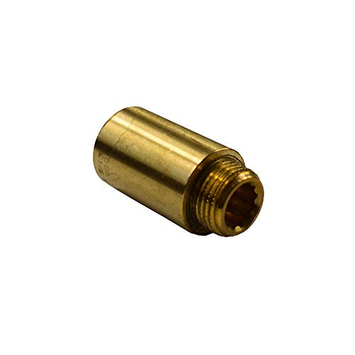 Preisvergleich Produktbild KLASEBO Hahnverlängerung 1 / 2" Messing Anschluss Gewindefitting Verlängerung (40 mm)