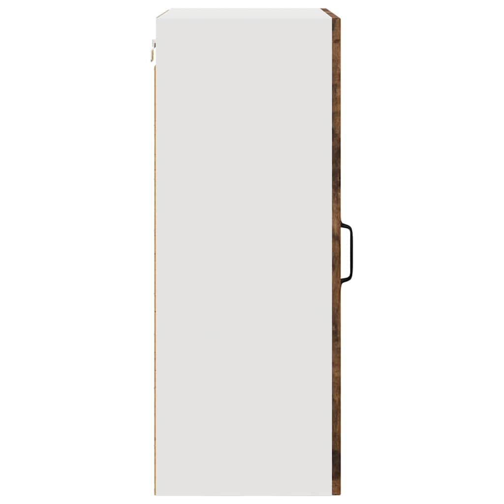 Küchenschrank Hängeschrank 50 x 31 x 80 cm, moderner Küchenschrank aus Holzwerkstoff in Geräucherte Eiche, geräumiger Wandschrank zur Küchenorganisation für mehr Stauraum