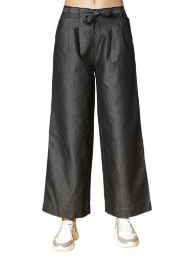 Image of NOVIO Cotton Blend Women Mid Rise Fashion Palazzo for Women
