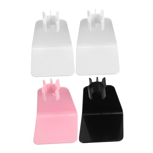 Beatifufu Gel Polish Lamp Stand Portable Led Nail Light Holder 4 Pack (Black White Pink) for Manicure Art