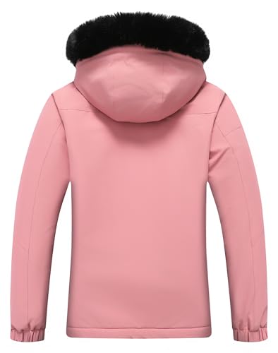 MOERDENG Waterproof Snow Ski Jacket for Women - Warm Winter Coat Insulated for Snowboarding and Mountain Hiking