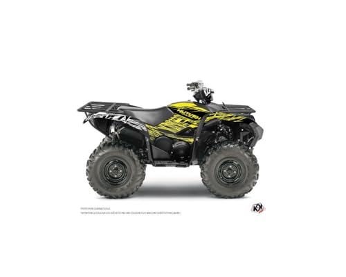 Kit déco quad Yamaha 700 Grizzly Eraser jaune 2016-2021