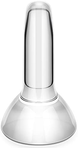Glass Muller for Making Paint, 2.4 Inch Flat Bottom Mineral Pigment Grinding Pestle, Crystal Abrasive Grinding Apparatus for Watercolor Oil Painting Thangka Tempera Making Paint Homemade