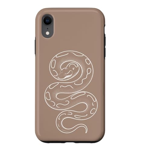 Ball Python Morph Lover �X�l�[�N�O���t�B�b�N �u���E�� �X�}�z�P�[�X iPhone XR �p