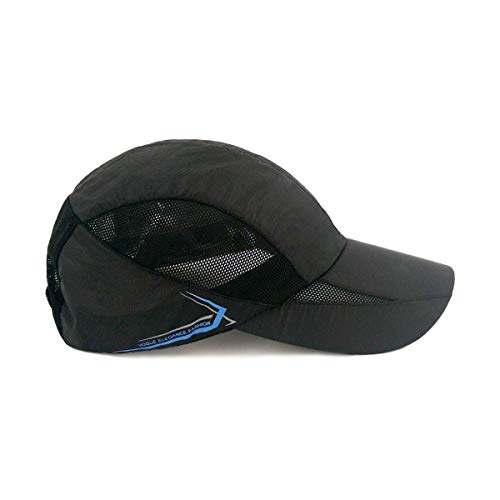 Lethmik Sport Cap Summer Quick-Drying Sun Hat Unisex Uv Protection Outdoor Cap New Black #TOP3