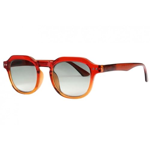 Gafas Lupa De Sol Marrons Clases y Moda Rectangulares - Tamaño: Dioptría 2,5 - Color: Marrón - Hombre, marrón, Dioptrie 2,5