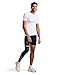 Tommie Copper Contoured Compression Knee Sleeve, Black, Large