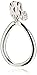 Anne Klein Silver Tone Drop Hoop Clip-on Earrings