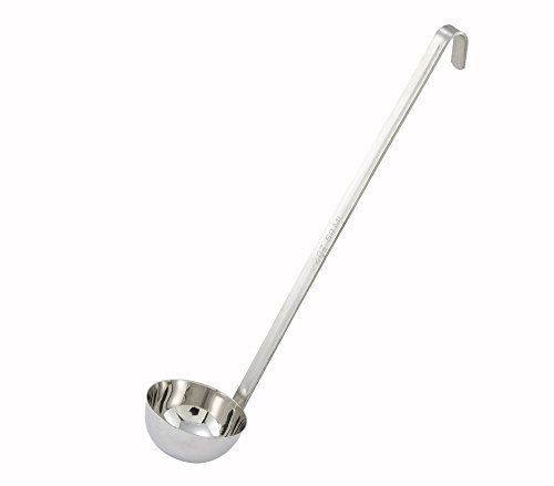Winco 2-Piece Stainless Steel Ladle, 2-Ounce
