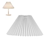 APPLICATION POLYVALENTE : Que vous décoriez votre chambre, votre bureau, votre salon ou votre bureau, cet abat-jour festonné s'adapte parfaitement à toutes les occasions.La compatibilité universelle E27 et le design élégant du petit abat-jour plissé le rendent adapté aux lampes de table, aux lampadaires et plus encore