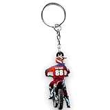 Personalized Motocross Shaped Keychain, Customized Biker Keychains For Men Gifts, Custom Motorbike Motorcycle Keychain