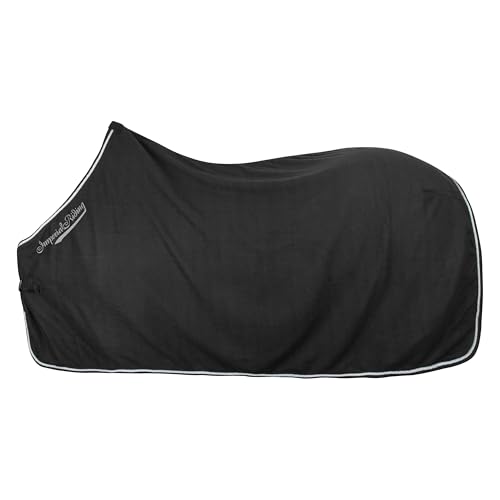Couverture polaire noire Imperial Riding pour la protection au box