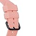 Gabb Watch Style Band - Kids Watch Band Replacement, Flexible, Waterproof Soft Silicone for All Watches, Easily Adjustable, Sweatproof and High-Performance Silicone (Pink)