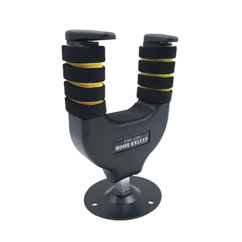 Artibetter Gancho para Guitarra Acústica y Eléctrica Bloqueo Automático Soporte de Pared para Guitarra...