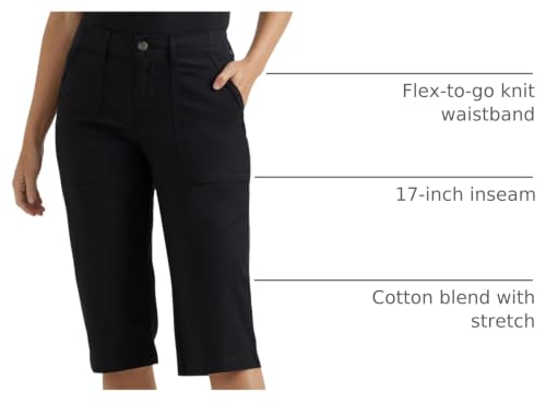 Image of Lee Women's Ultra Lux Comfort with Flex-to-go Utility Skimmer Capri Pant