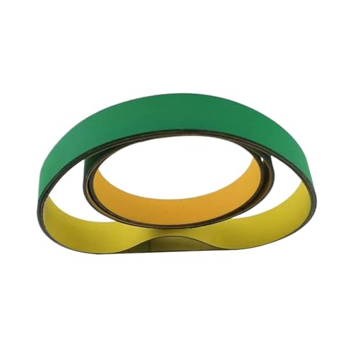Bande de base jaune-verte 1400x35x2mm pour transmission et convoyeur mécanique