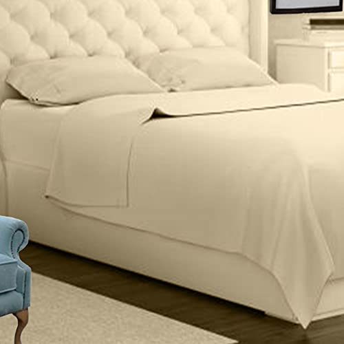 EXQUIZIT HOME Flannelette Sheet Set 100% Brushed Cotton Includes Fitted Sheet - Image 3