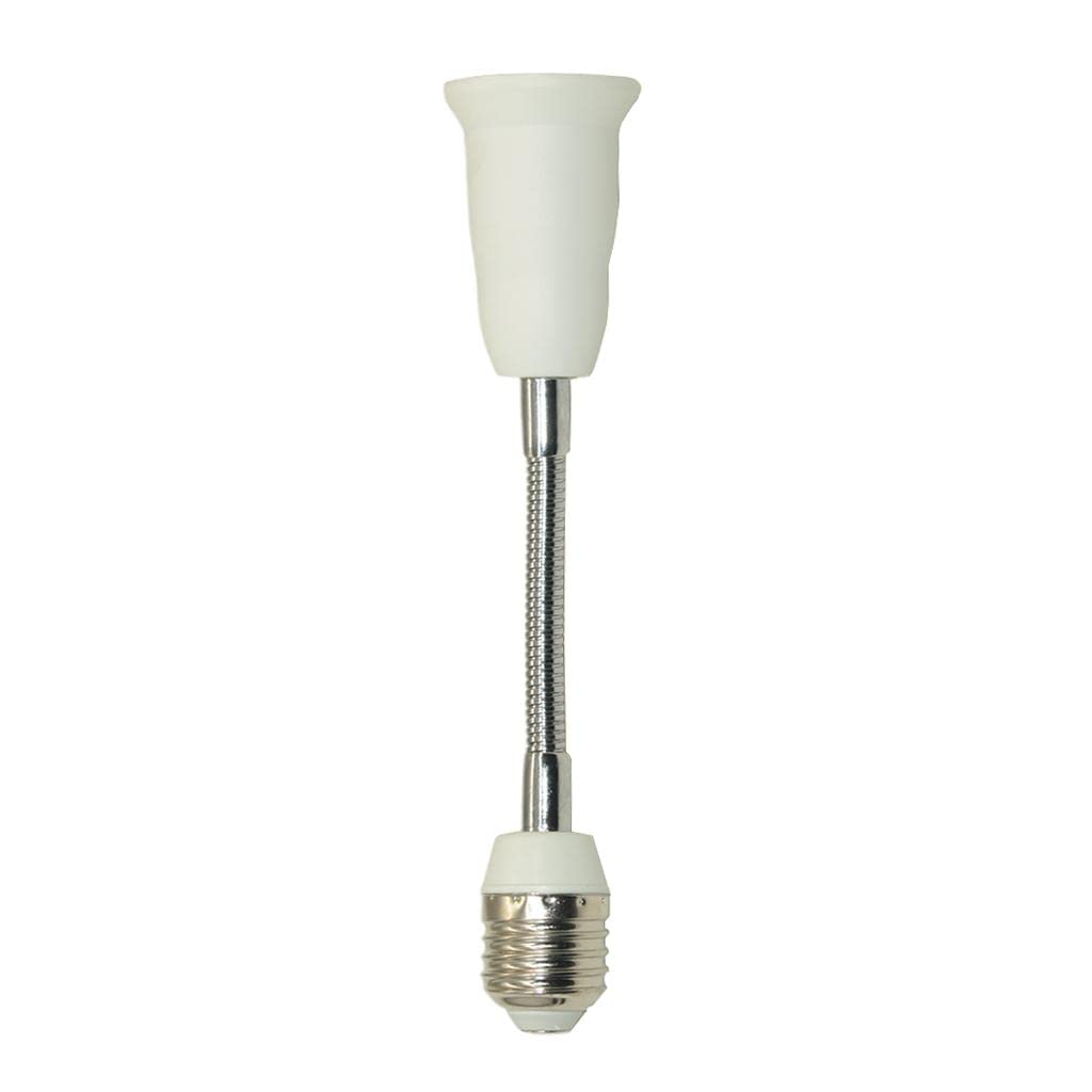 WOVEBIUS E27 to E27 Light Lamp Socket Bulb Flexible Extension Adapter Converter 20cm,Random,20cm Random Color