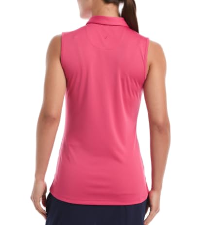 Callaway Golf Ladies Tournament Polo, Polo sin Mangas para Mujer