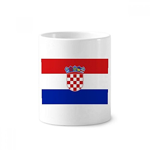 Mug Croatie Porte-Stylo Original - Rangement de Bureau Céramique Blanc Tasse 350ml