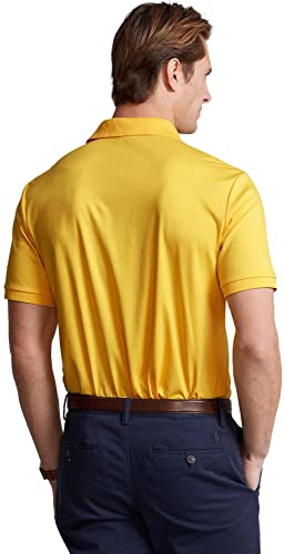 Image of Polo Ralph Lauren Men Medium Fit Interlock Polo Shirt YellowFinSigPny, M