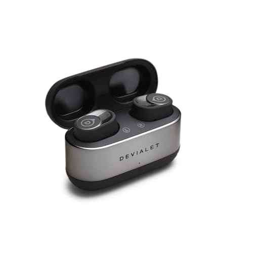 Devialet Gemini II True Wireless Earbuds - Matte Black - Audiophiles - Daily Music & Commute - Pristine Audio Fidelity Sound Clarity and Effective Noise Cancellation. by Devialet - Used condition - US$469.31