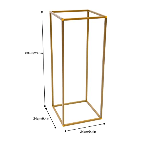 10Pcs Gold Vases For Centerpieces, Gold Flowers Stand Geometric Flower Vase Stand For Wedding, Party, Events, Home Decor, 23.6Inch #TOP5