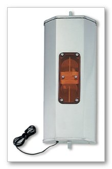 Grote 16062 West Coast Balck Mirror with Clearance Light