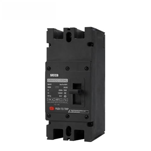 Interruptor GRM3DC 2P 1000V MCCB Disyuntor de Caja Moldeada y Protector Termomagnetico 4
